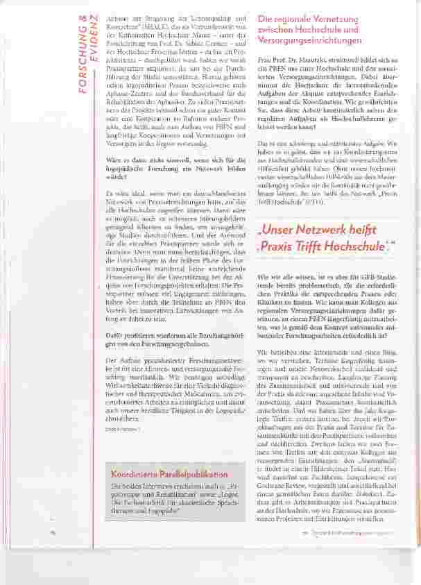 Vorschauseite 3: Praxisbasierte Forschungsnetzwerke