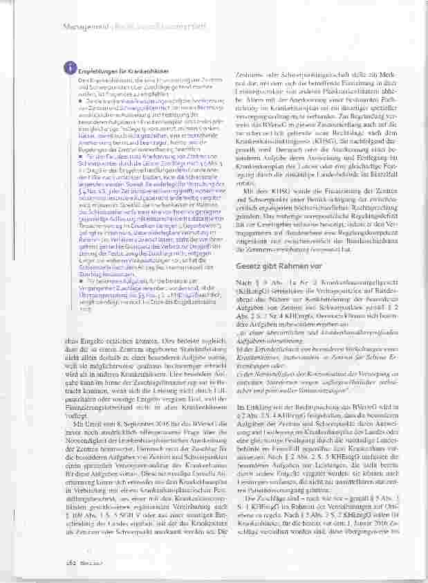 Vorschauseite 2: Vergütung für besondere Aufgaben Zentren-Finanzierung nach neuem Recht
