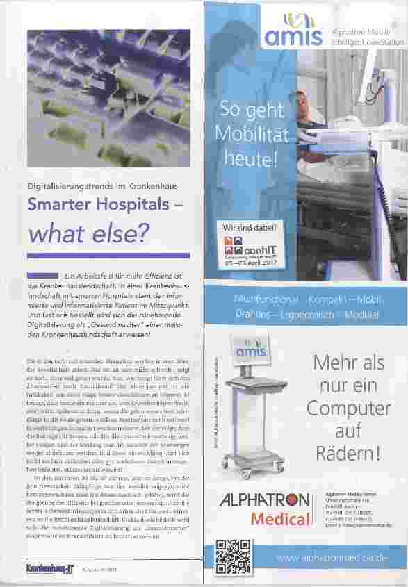 Vorschauseite 1: Smarter Hospitals -what else?