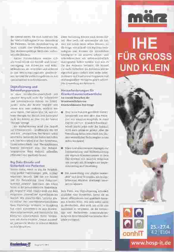 Vorschauseite 3: Smarter Hospitals -what else?