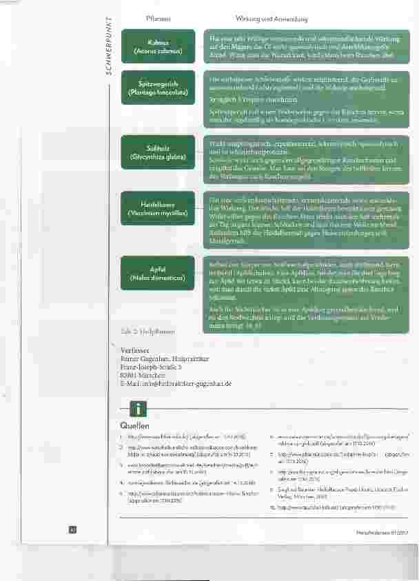 Vorschauseite 3: Erfolgreich zum Nichtraucher Naturheilkundliche Unterstützung