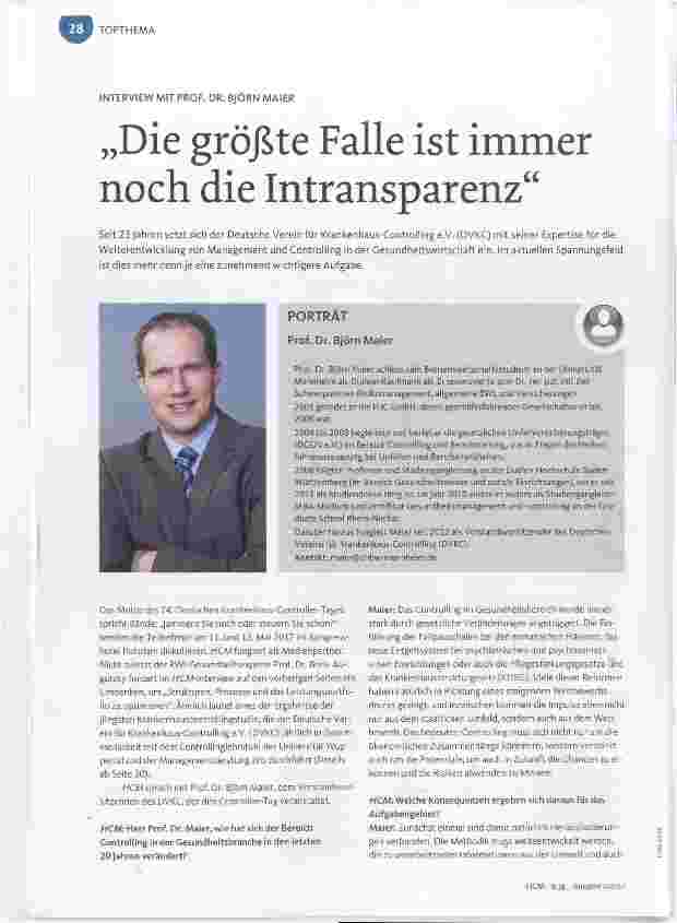 Vorschauseite 1: Die größte Falle ist immer noch die Intransparenz