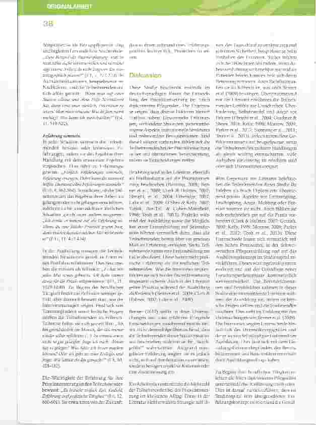 Vorschauseite 6: „Was mache ich als Erstes?“ Prioritätensetzung im Pflegealltag aus derSicht kürzlich diplomierter Pflegender eine qualitative Studie