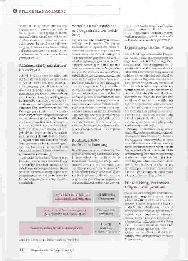 Vorschauseite 2: Strategische Pflegeentwicklung erfolgreich umgesetzt