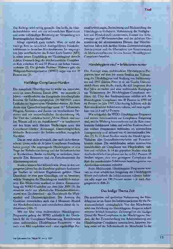 Vorschauseite 2: Mit Sicherheit saubere Hände