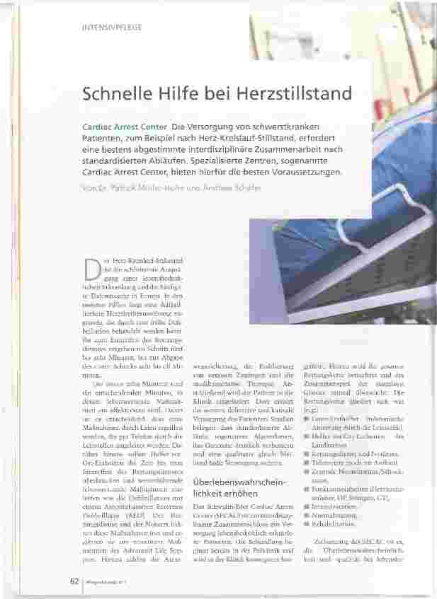 Vorschauseite 1: Schnelle Hilfe bei Herzstillstand