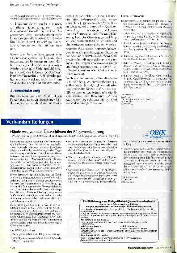 Vorschauseite 4: Thermische Unfälle bei Kindern Situation innerhalb der Familie während des Klinikaufenthaltes und der Rehabilitation