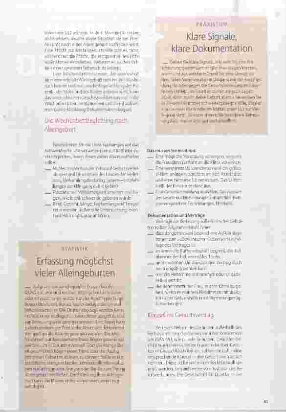 Vorschauseite 2: Alleingeburten erfassen