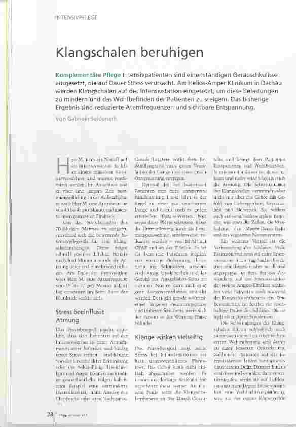 Vorschauseite 1: Klangschalen beruhigen