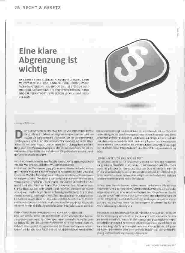 Vorschauseite 1: Eine klare Abgrenzung ist wichtig