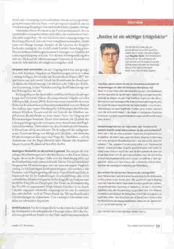 Vorschauseite 4: Mehr Routine weniger Schnitzer