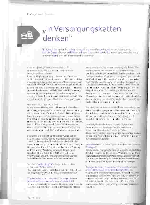 Vorschauseite 1: In Versorgungsketten denken