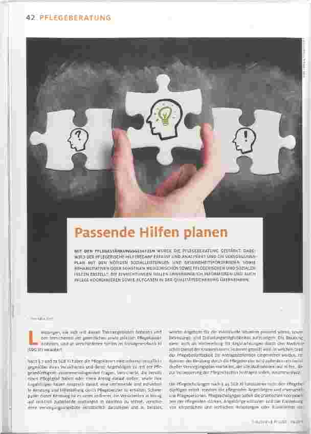 Vorschauseite 1: Passende Hilfen planen