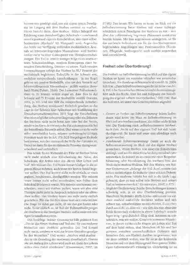Vorschauseite 2: Der Tod kommt heute nicht mehr einfach er muss beschlossen werden