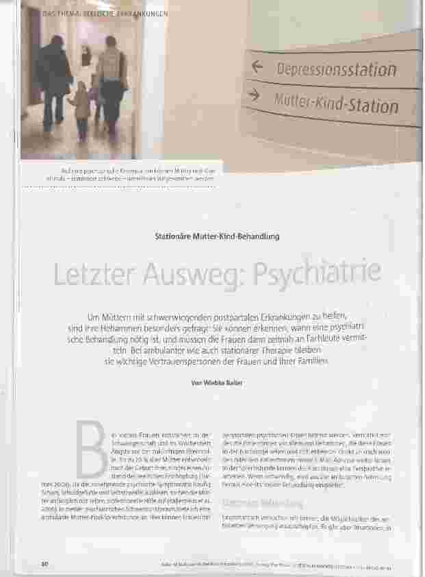 Vorschauseite 1: Letzter Ausweg: Psychiatrie
