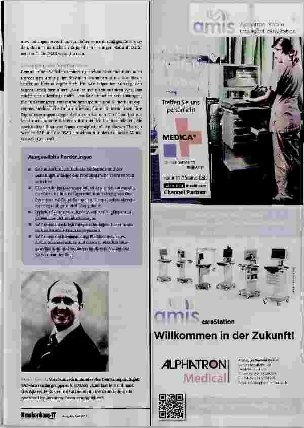 Vorschauseite 2: „SAP ist technisch auf dem Weg Das reicht uns allerdings nicht.