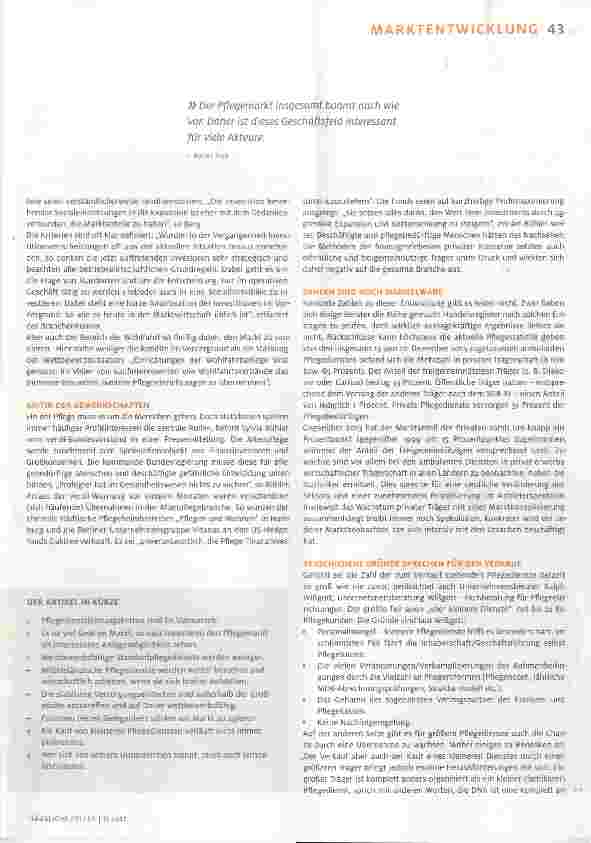 Vorschauseite 2: Ambulant ist attraktiv
