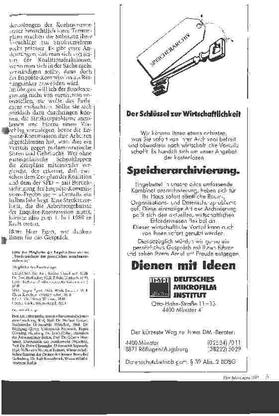 Vorschauseite 4: Strukturreform: Interview mit Jürgen Egert