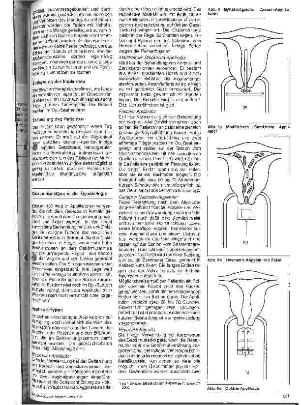 Vorschauseite 2: Stationshandbuch Klinische Krankenpflege 4. Folge: Cäsium 137- Implantate u. Applikatoren