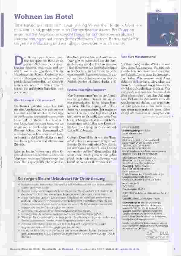 Vorschauseite 1: Wohnen im Hotel
