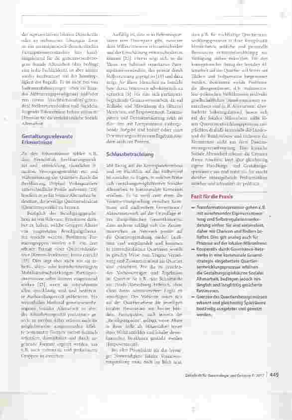 Vorschauseite 4: Kommunen als Orte Sozialer Altenarbeit