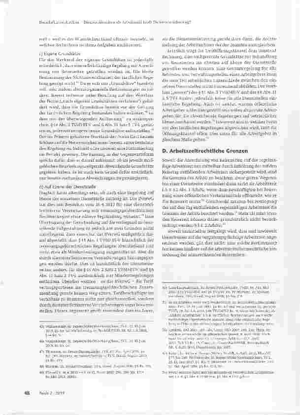 Vorschauseite 5: Dienstreisezeiten als Arbeitszeitkraft Dienstvereinbarung?