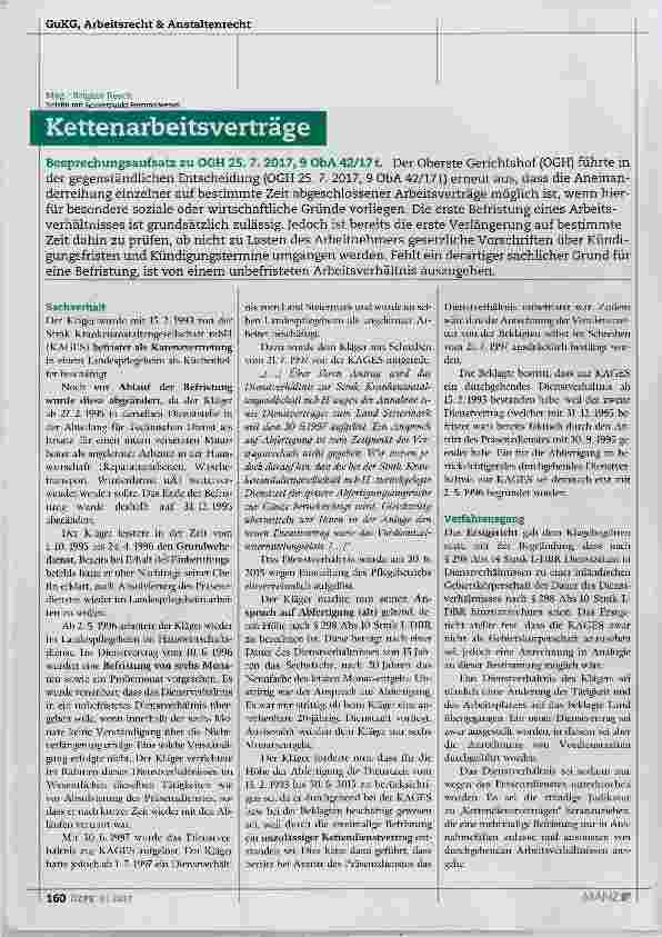 Vorschauseite 1: Kettenarbeitsverträge