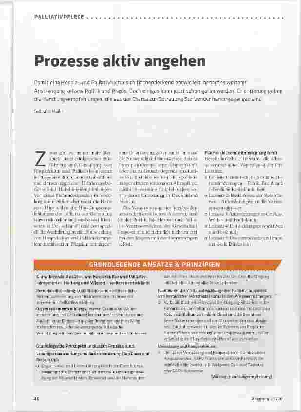 Vorschauseite 1: Prozesse aktiv angehen