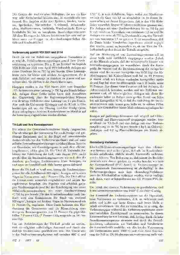 Vorschauseite 2: Krankenhausspezifische Abfälle und Sonderabfälle sowie deren Beseitigung