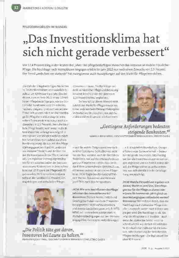 Vorschauseite 1: „Das Investitionsklima hat sich nicht gerade verbessert“