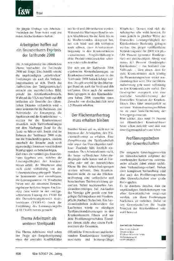 Vorschauseite 4: Tarifrunde 2008 im öffentlichen Dienst