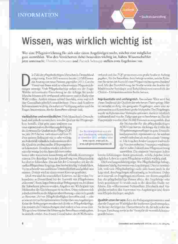 Vorschauseite 1: Wissen, was wirklich wichtig ist