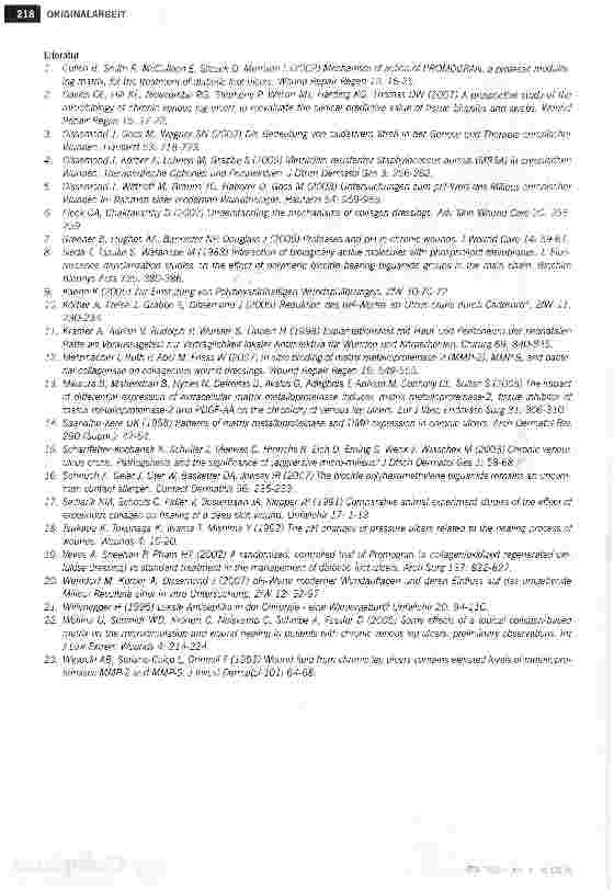 Vorschauseite 5: Polyhexanid schützt vor Kollagendegradierung: Erste Resultate einer in vitro Untersuchung zu Koll-P-10