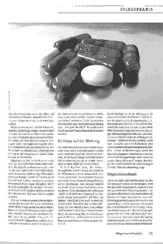 Vorschauseite 2: Probleme aus der Praxis - Lösungen für die Praxis: Medikamentengabe über die Sonde
