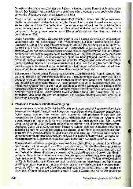 Vorschauseite 4: Zukunftsperspektiven in der Krankenpflegeausbildung 1. Teil
