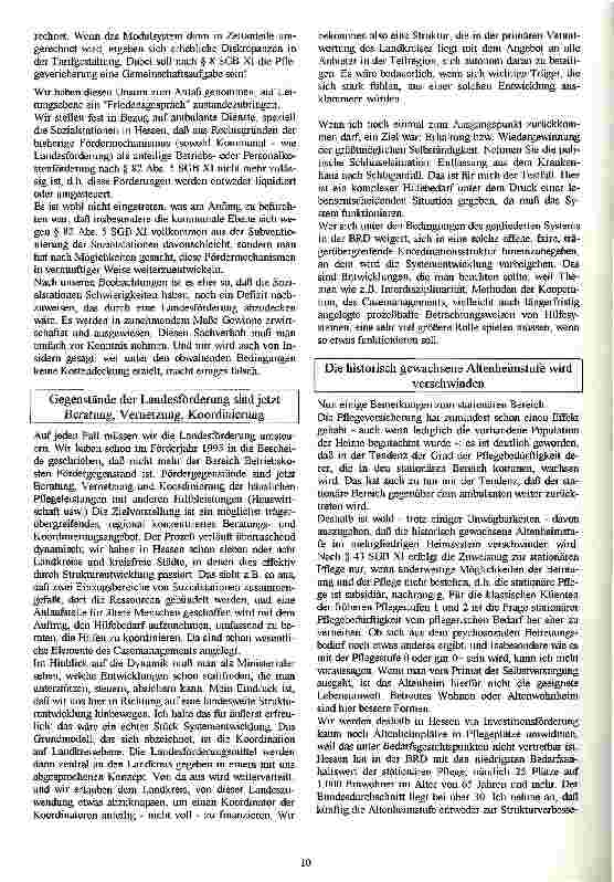 Vorschauseite 3: Politische Auswirkungen der Pflegeversicherung