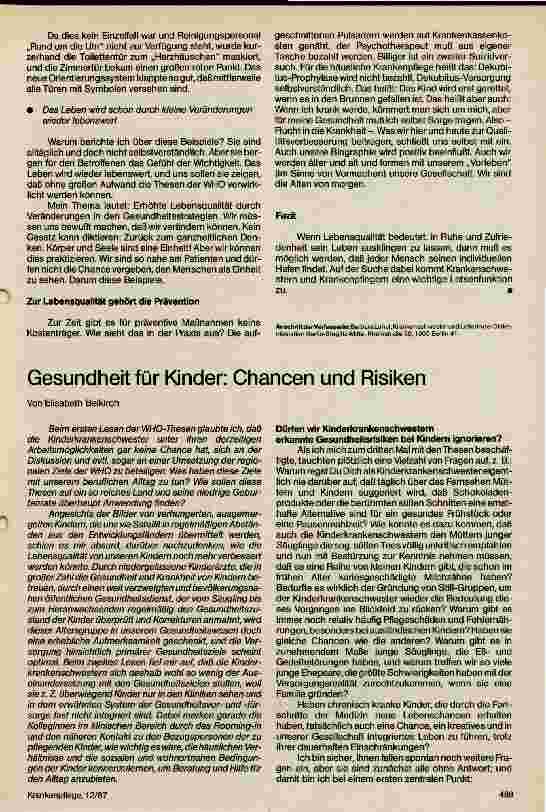 Vorschauseite 2: Erhöhte Lebensqualität: Veränderungen in den Gesundheitsstrategien