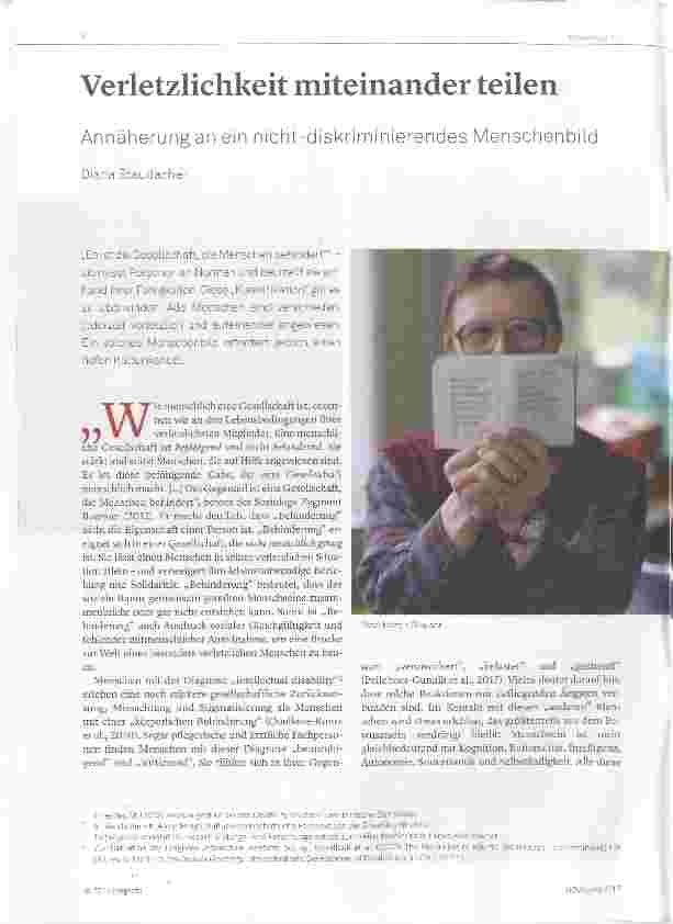 Vorschauseite 1: Verletzlichkeit miteinander teilen