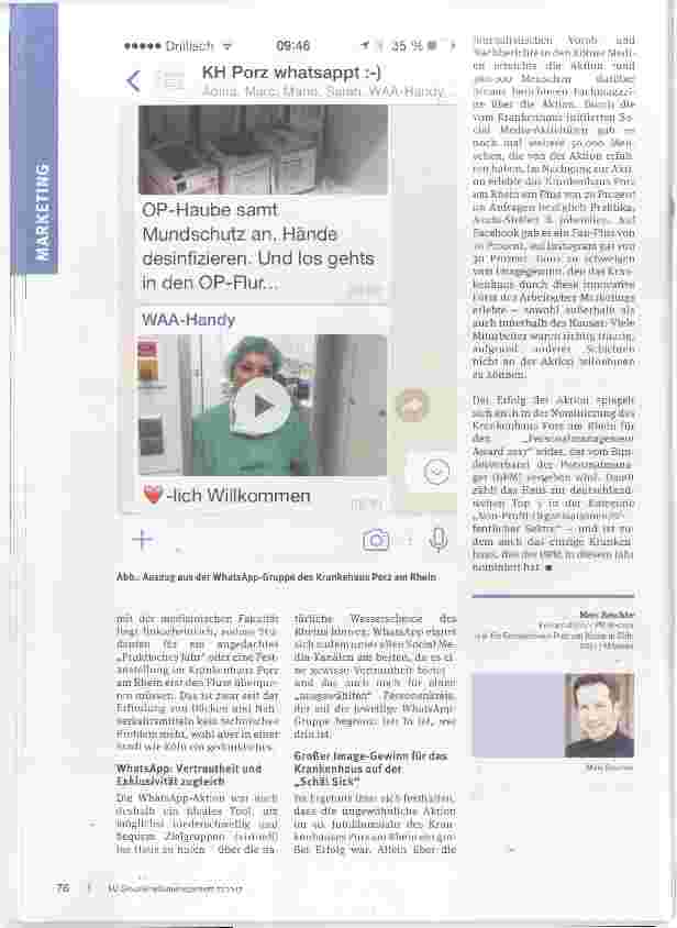 Vorschauseite 3: Klinikleben @ WhatsApp