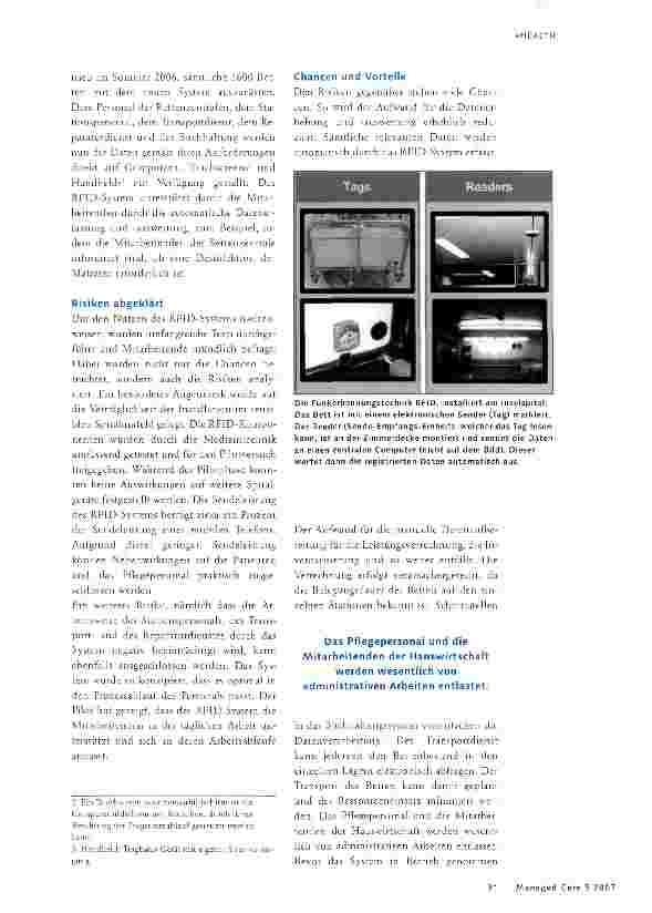 Vorschauseite 2: Modernisiertes Bettenmanagement