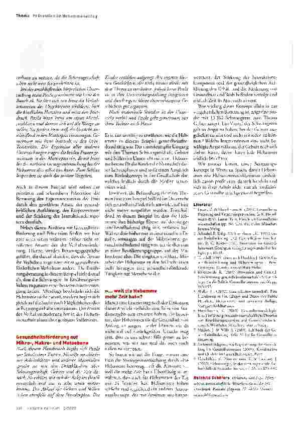 Vorschauseite 5: Am Beispiel der Hebamme Paula S.