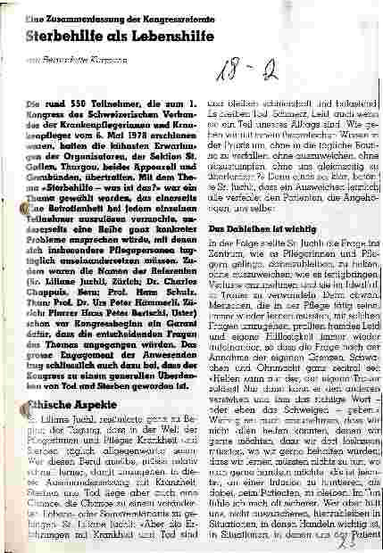 Vorschauseite 1: Sterbehilfe als Lebenshilfe Zusammenfassung der Kongressreferate