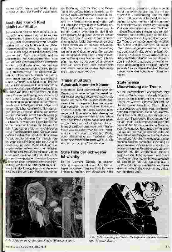 Vorschauseite 2: Umgang mit den Eltern kranker oder verstorbener Neugeborener