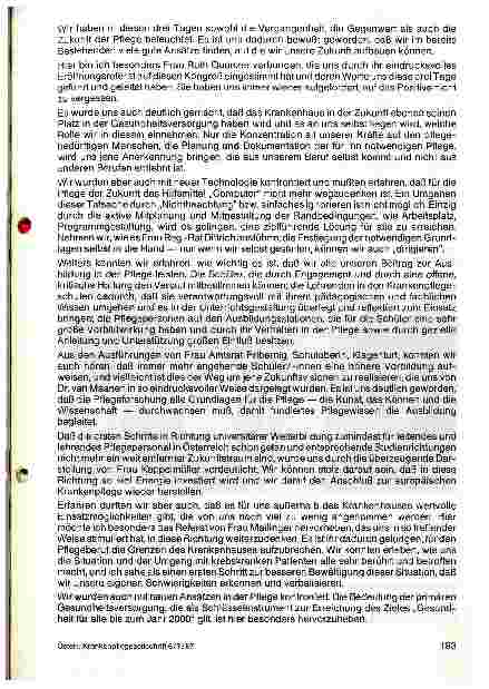 Vorschauseite 2: Festakt zum Kongressabschluß