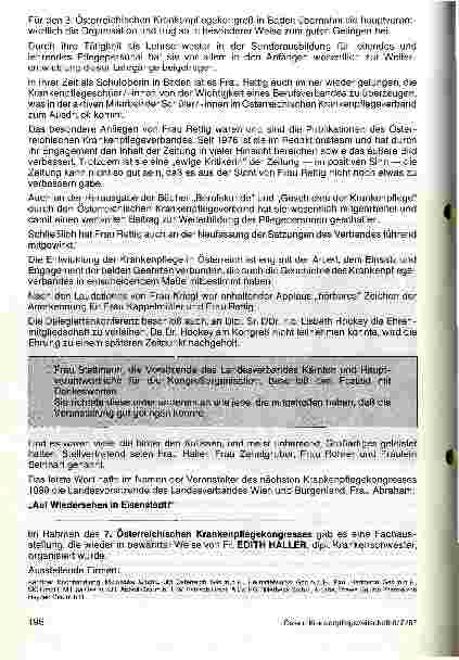 Vorschauseite 5: Festakt zum Kongressabschluß