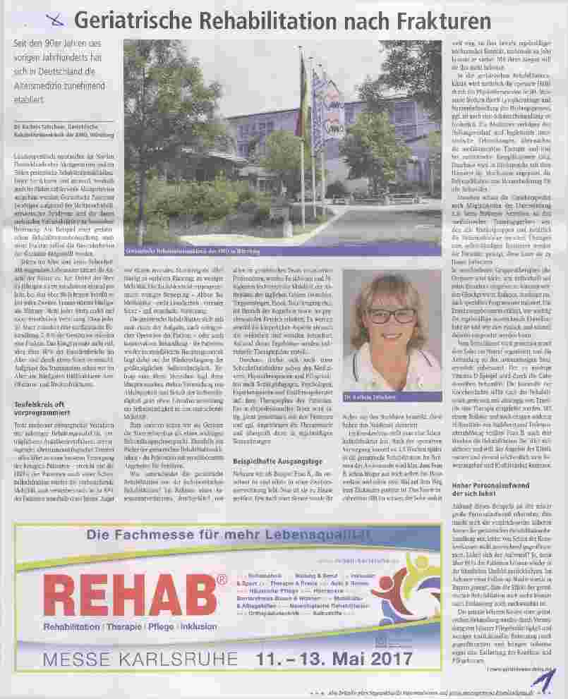 Vorschauseite 1: Geriatrische Rehabilitation nach Frakturen