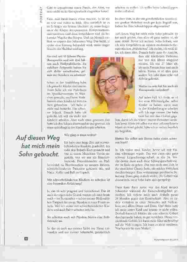 Vorschauseite 3: Monika Bauer „Die ersten achtzehn Monate sind das Fundament unseres Lebens“