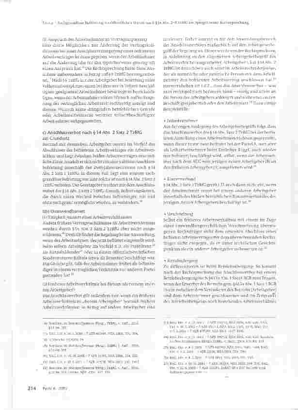 Vorschauseite 4: Sachgrundlose Befristung im öffentlichen Dienst nach § 14 Abs. 2-3 TzBfG im Spiegelneuer Rechtsprechung