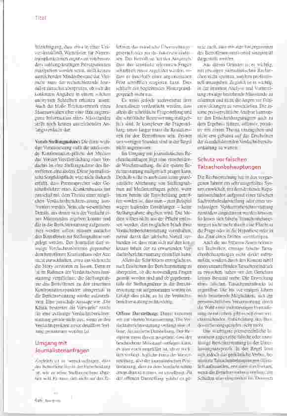 Vorschauseite 3: Starke Abwehr