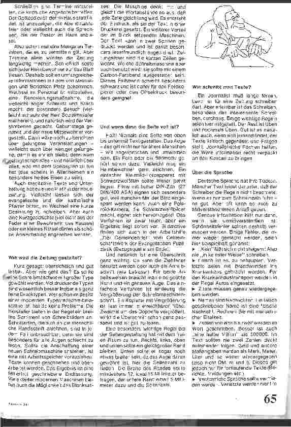 Vorschauseite 2: Eine Heimzeitung ist sinnvoll